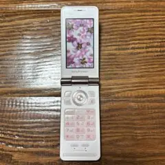 ガラケー デモ機 au SONY Ericsson w62s ２００８年　平成のサムネイル
