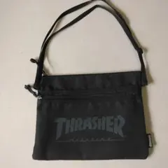 THRASHER サコッシュ ブラック