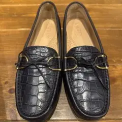 ラルフローレン クロコダイル風 ローファー　24cm