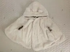 くま combimini 3way ボアケープ ポンチョ