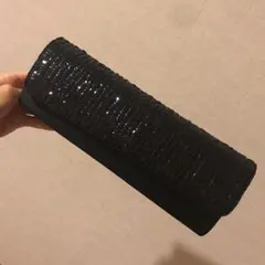 お値下げ✨サテン スパンコール クラッチバッグ