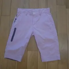 NIKEGOLF ハーフパンツ Ｍ L 赤ピンク白のストライプ