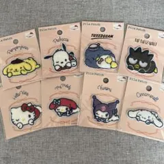 サンリオ　キティちゃん　パイルパッチ　ワッペンシール　8点セット
