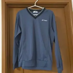 YONEX Vネックウェア M ダークブルー