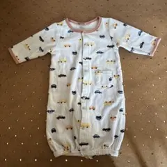 petit main 車柄ロンパース 50-70cm