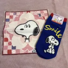 スヌーピー ハンカチと靴下セット