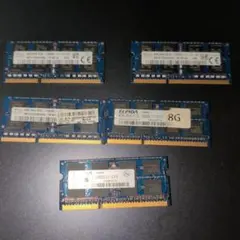 ノート用 メモリー DDR4 8GB/5枚 4GB/2枚 計7枚 ジャンク - メルカリ