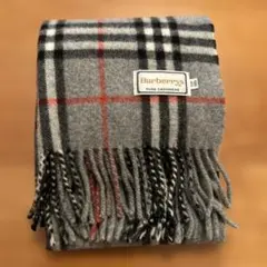 ⭐︎9日までお値下げ中⭐︎Burberrys カシミヤ100%チェック柄 マフラー