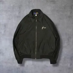 スイングトップ ブルゾン ハリントンジャケット ドリズラージャケット黒 XL