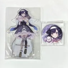 夢限大みゅーたいぷ 藤都子 アクリルスタンド 缶バッジ 初期（セット）