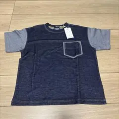 コムサ　半袖　130 デニム半袖　カットソー