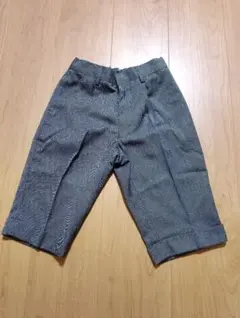 キッズ フォーマル ハーフパンツ 120cm グレー 入園式 卒園式 結婚式