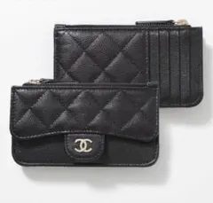 極美品 CHANEL シャネル　クラシック　マトラッセ フラグメントケース