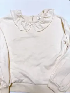 GLOBAL WORK フリル襟 トップス トレーナー 140cm オフホワイト