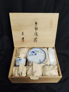 有田焼 千峰 多用碗揃 染錦 絵変　セット