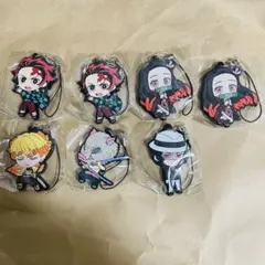 鬼滅の刃　カプセルラバーストラップ　7点セット