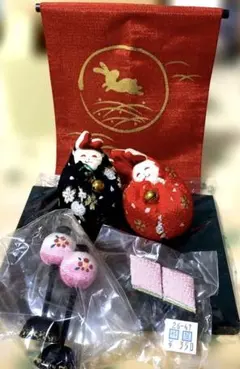 うさぎ　雛人形セット 雛祭り用