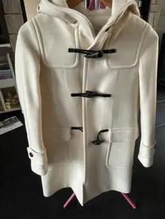 MACPHEEダッフルコートホワイト トゥモローランド(TOMORROWLAND ) ウールメルトンダッフルコート