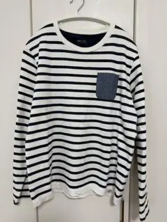 BEAMS ストライプ 長袖カットソー