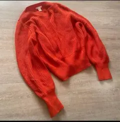 ZARA H&M オレンジ ニットセーター Mサイズ