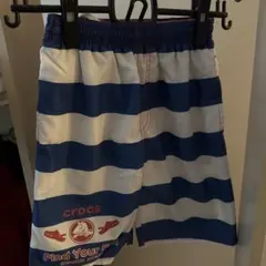 crocs ストライプ サーフパンツ