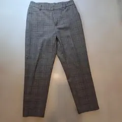 ROPE' PICNICグレー系チェック柄スラックス