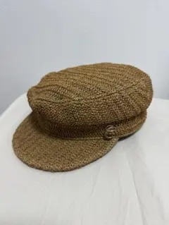 美品 CA4LA カシラ アシンメトリーキャスケット ブラウン - メルカリ
