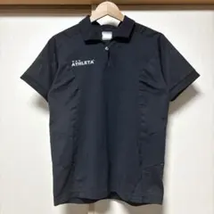 ✨良品✨ ATHLETA アスレタ オーヘイ 半袖 ポロシャツ 黒 Mのサムネイル