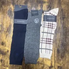 BURBERRY 3足セット ソックス 23-24