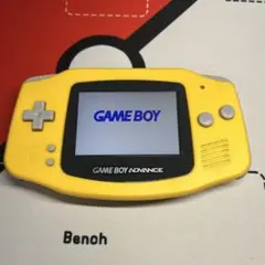 【美品】IPS液晶換装 ゲームボーイアドバンス GBA 本体 イエロー