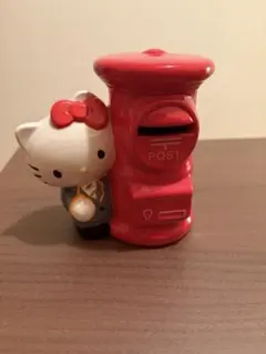 ハローキティ 郵便ポスト 貯金箱 陶器製 - メルカリ