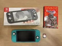 Nintendo Switch Lite グレー　カバー・DQ11S