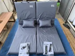 ［2個セット］3way 車中泊マット 幅60cm 枕付 撥水　タンスのゲンのサムネイル