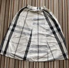 Bou Jeloud チェック柄フレアスカート　【フリーサイズ】