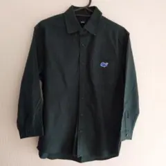 美品シャツ　深緑カラー
