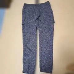 ジョガーパンツ グレー系 ミックスカラー裏起毛