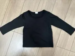 ブラック長袖カットソー