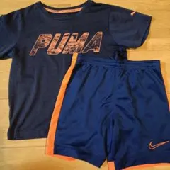 PUMA TシャツとNikeショートパンツセット