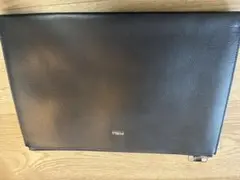 『FURLA』ブラックレザー クラッチバッグ