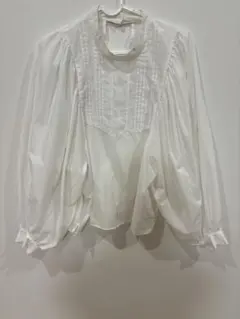 GRLグレイル　ホワイト バルーン袖 ブラウス