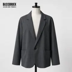 BASISBROEK ベルギー製 テーラードジャケット グレー サイズ1のサムネイル