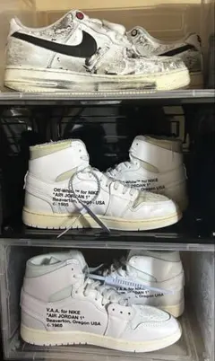 NIKE off-white エアジョーダン1 パラノイズ　3足まとめ売り