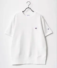 チャンピオン 半袖スウェットトレーナー白