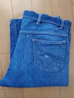 50s unknown ビンテージ ストアブランドデニム UFOリベ タロン片爪 