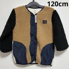 タグ付き LOOK BY BEAMS mini ボアジャケット フリース 120のサムネイル