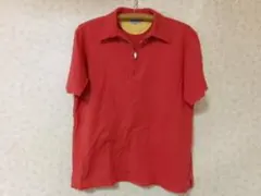93814 KENZO HOMME ハーフジップポロシャツ　赤　3のサムネイル