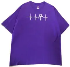 プリンス ラブシンボル Tシャツ Hanes タグレス 心電図