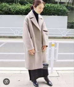 【IENA MANTECO】オーバーチェスターコート