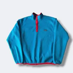 レア 80s USA製 Patagonia スナップt フリース L