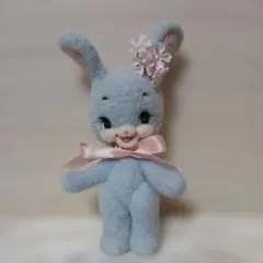 ハンドメイド 羊毛フェルト うさぎ ピンクドレス | Mercari